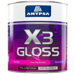 Pintura Poliuretano X3 Gloss 3.785L Color Blanco – Anypsa