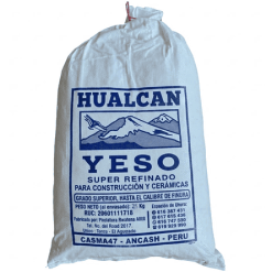 Yeso Super Refinado para Construcción y Cerámicas - Hualcan