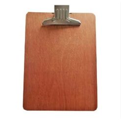 Tablero De Madera Oficio Con Clip Metálico