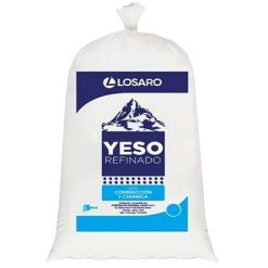 Yeso Refinado de Construcción Saco de 15 Kg - Losaro
