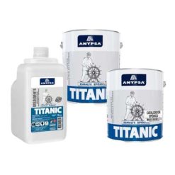 Kit Pintura Esmalte Epoxica Gris Titanic Galón - Anypsa