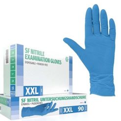 Guantes de Nitrilo Desechables Talla XXL - Caja x 100 Unds