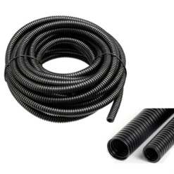 Manguera Pasacable Corrugada Abierta 1/4" Rollo x 100 Mts - Estándar