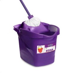 Trapeador de Set Giratorio Reina Canastilla Morada