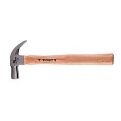 Martillo Uña Curva C/Mango de Madera 14 Oz (25 Mm) 10558 - Truper